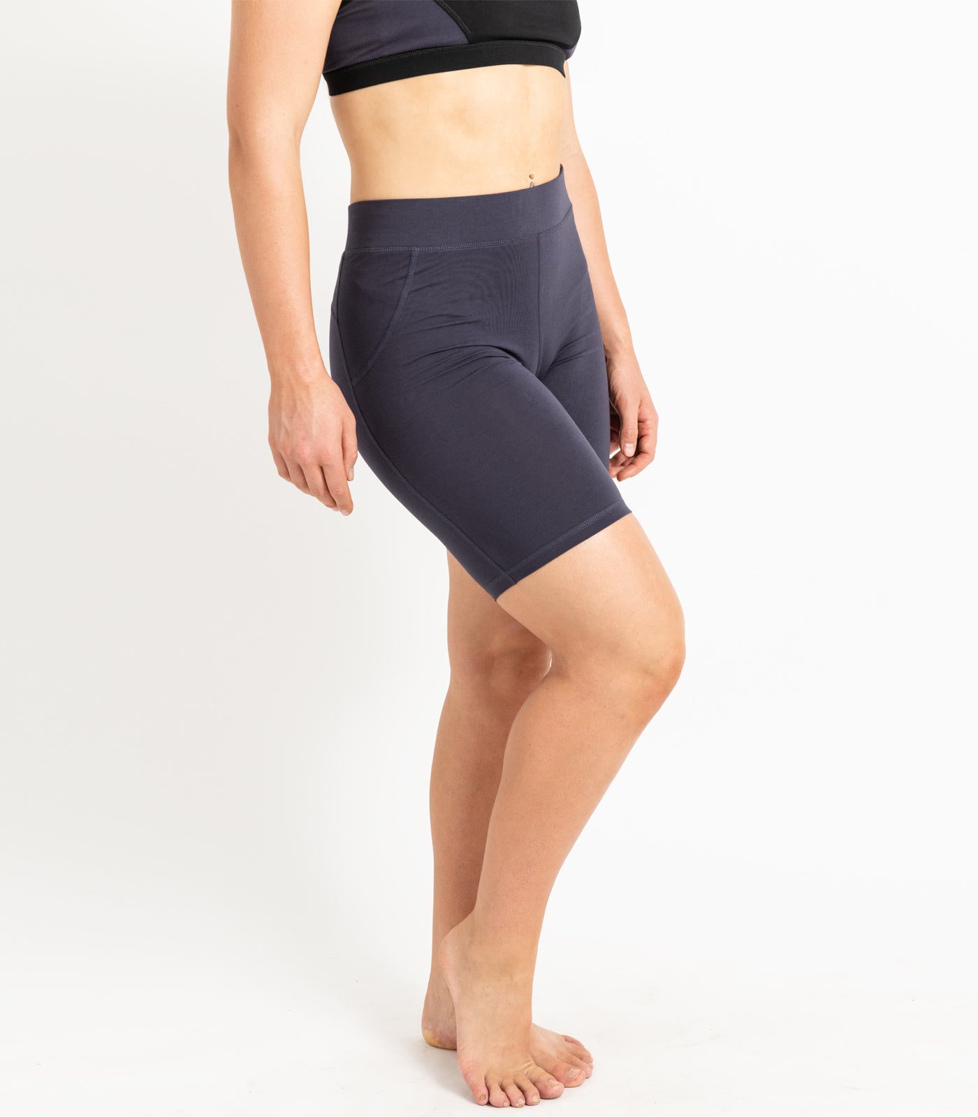 Long Bike Shorts - Graphite