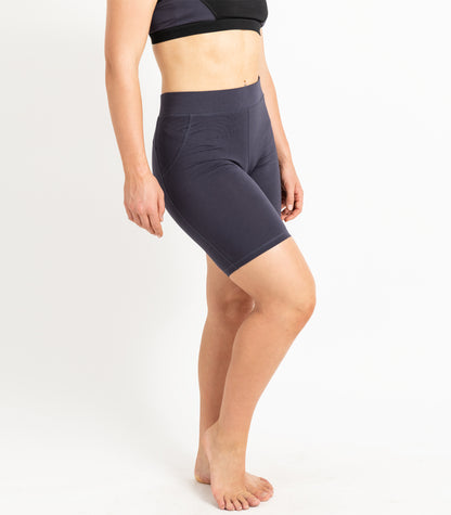 Long Bike Shorts - Graphite