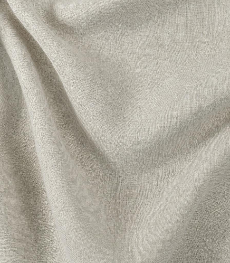 Linen Quilt Cover Set - Natural Chambray	