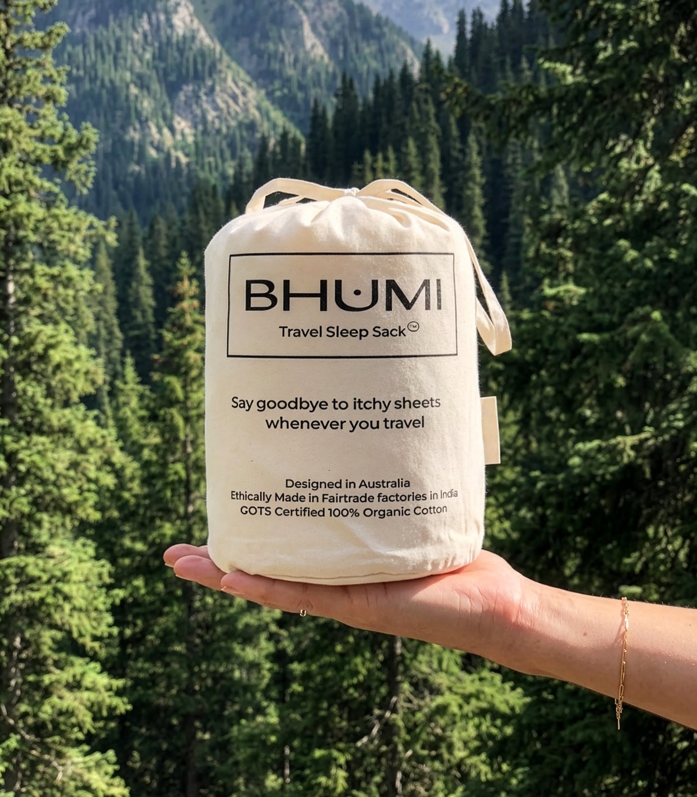 Bhumi Organic Cotton - Travel Sleep Sack - Natural