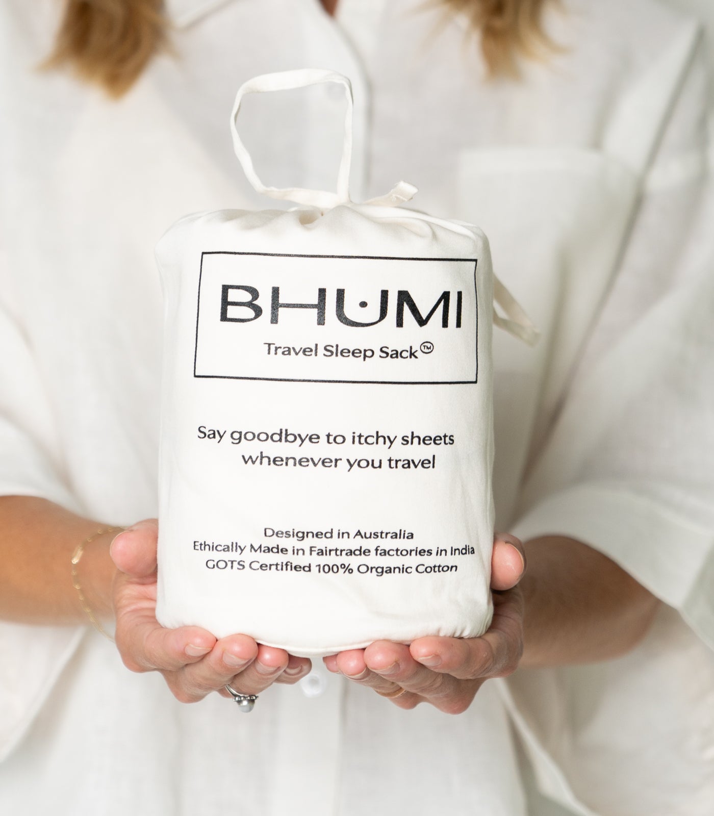 Bhumi Organic Cotton - Travel Sleep Sack - Natural