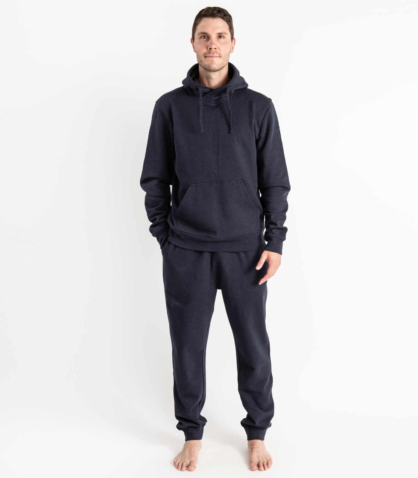 Bhumi Organic Cotton - Men's Hoodie - Navy Melange