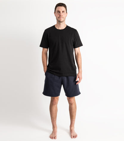 Bhumi Organic Cotton - Men's Shorts - Navy Melange