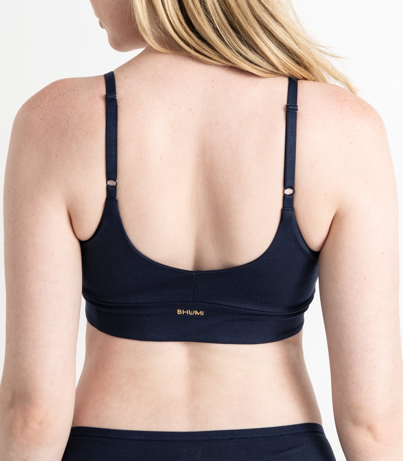 Bhumi Organic Cotton - Classic T-Shirt Bra - Navy