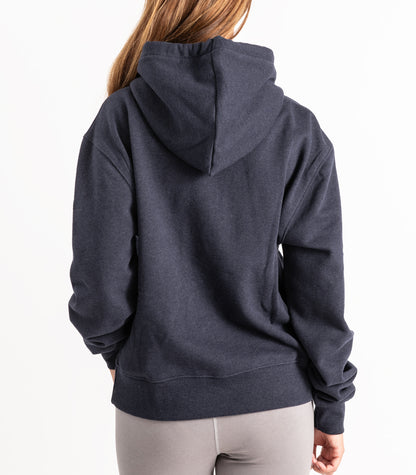 Bhumi Organic Cotton - Hoodie - Logo - Navy Melange