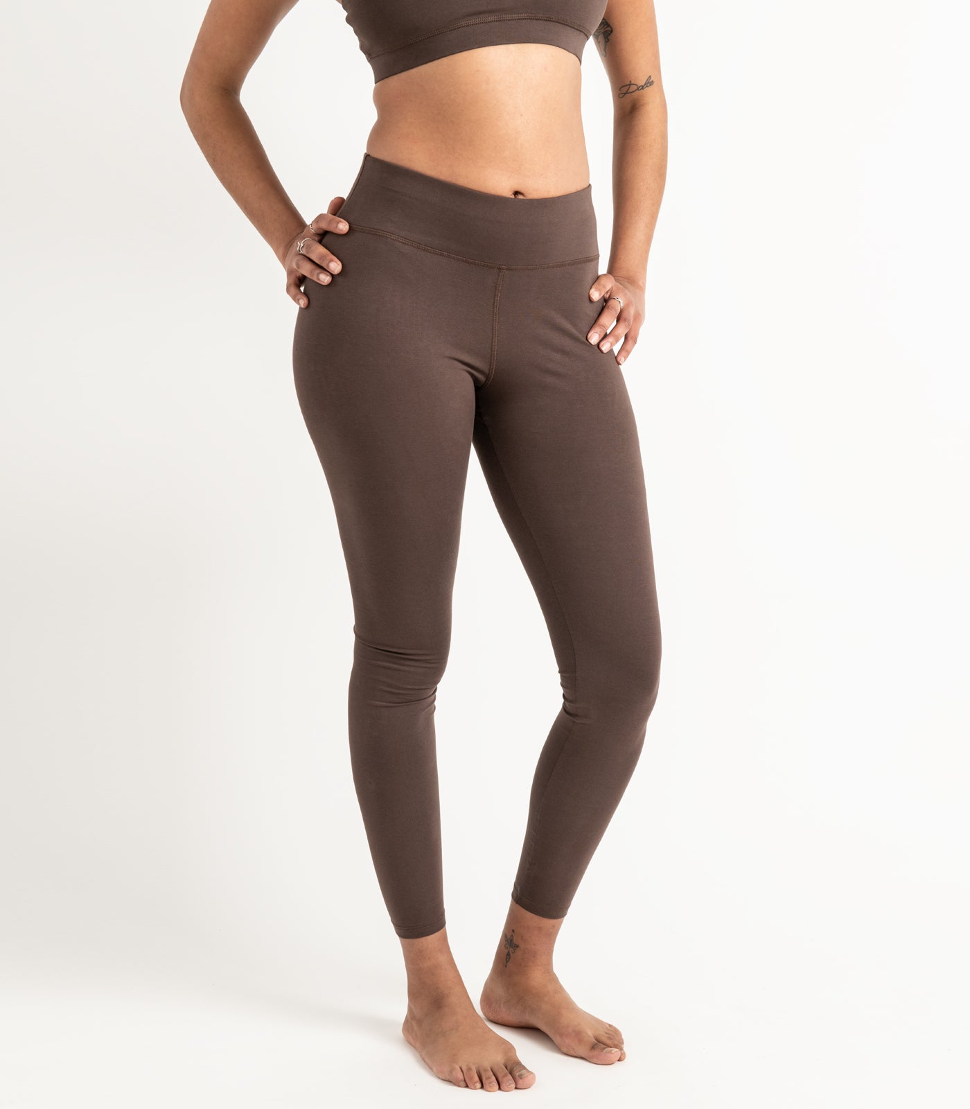 Bhumi Organic Cotton - New Leggings - Chocolate Martini