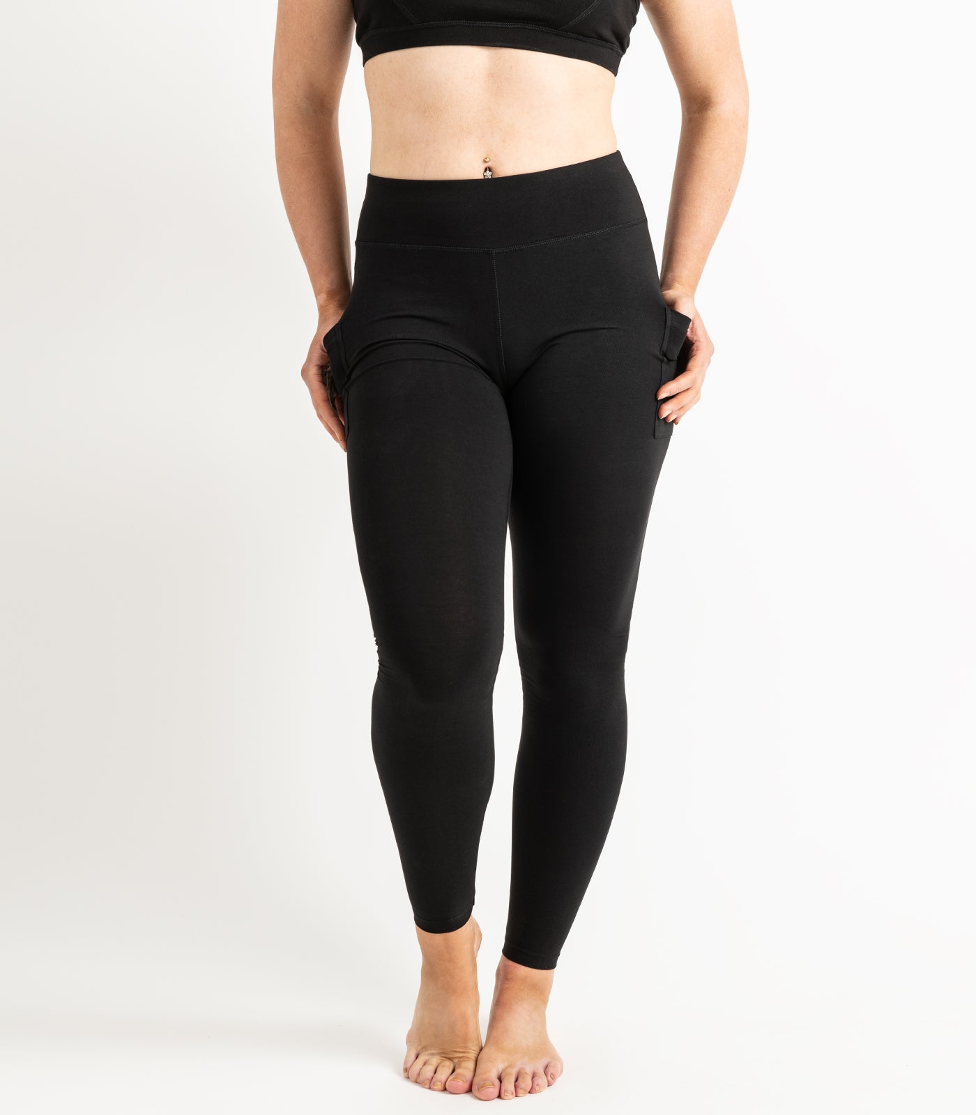 Pocket Leggings - Black