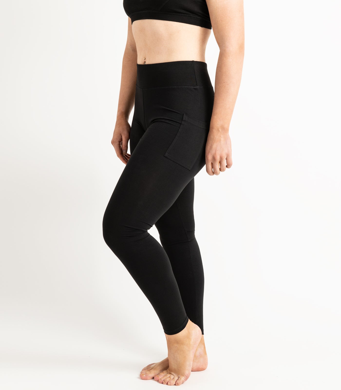 Pocket Leggings - Black