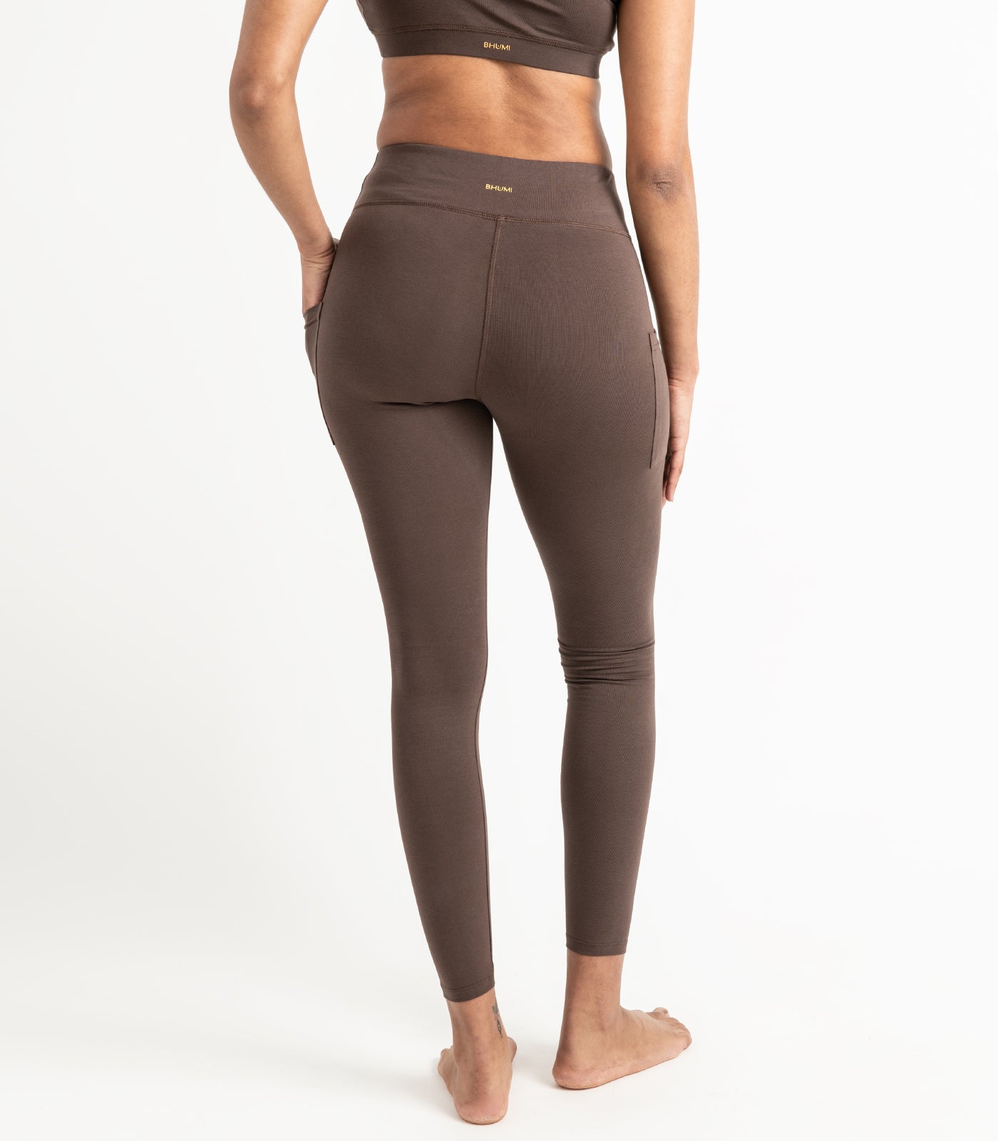 Pocket Leggings - Chocolate Martini