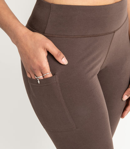 Pocket Leggings - Chocolate Martini