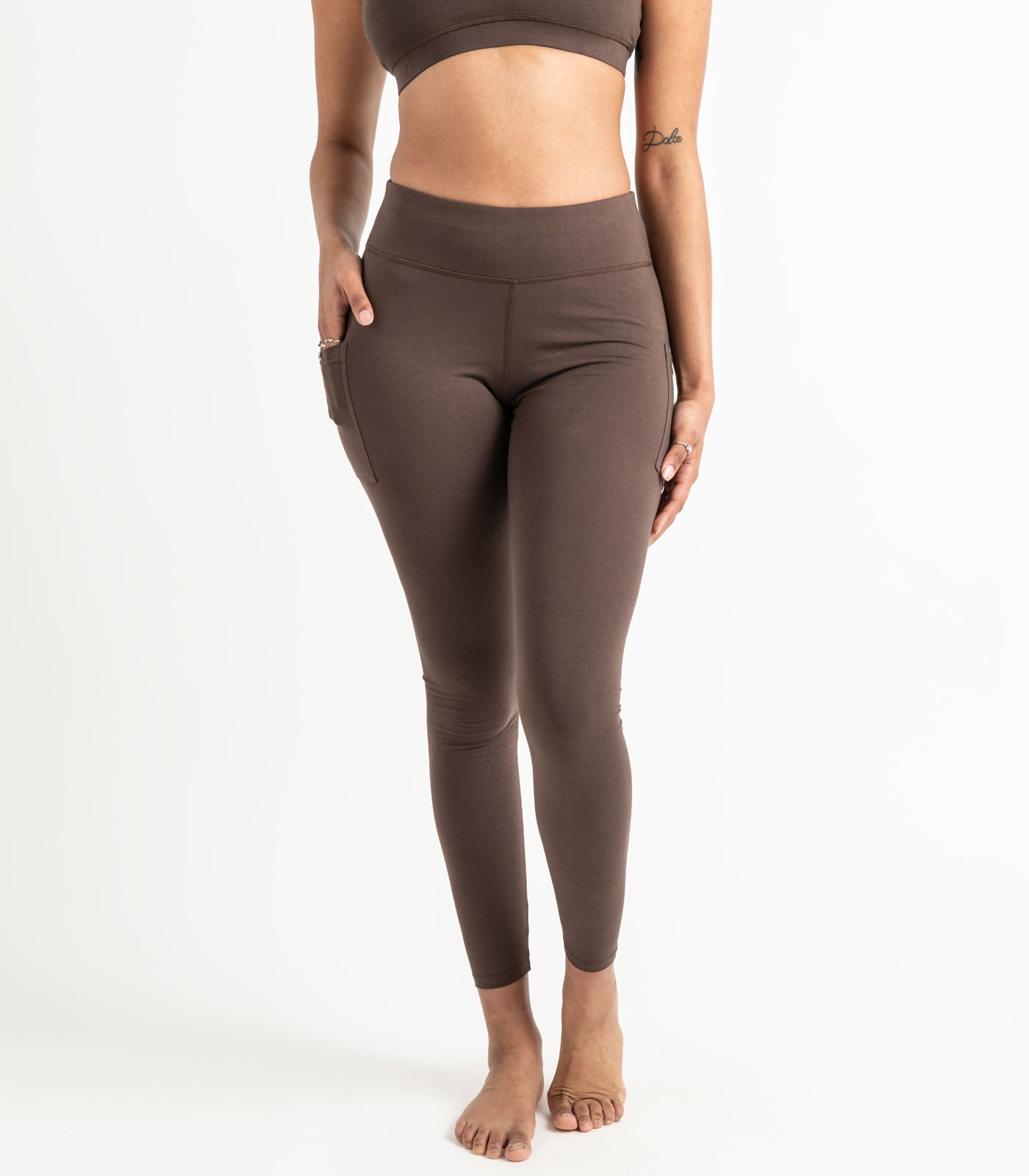 Pocket Leggings - Chocolate Martini