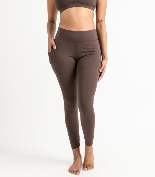 Pocket Leggings - Chocolate Martini