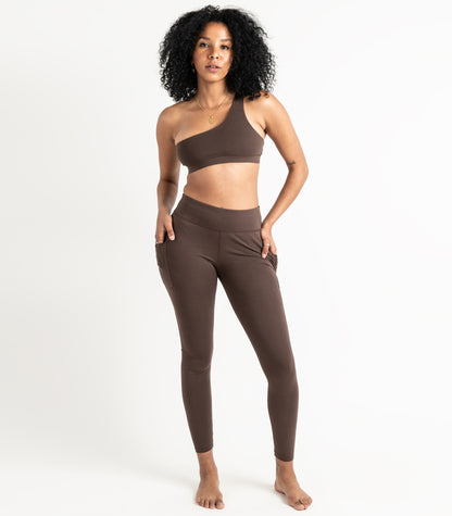 Pocket Leggings - Chocolate Martini