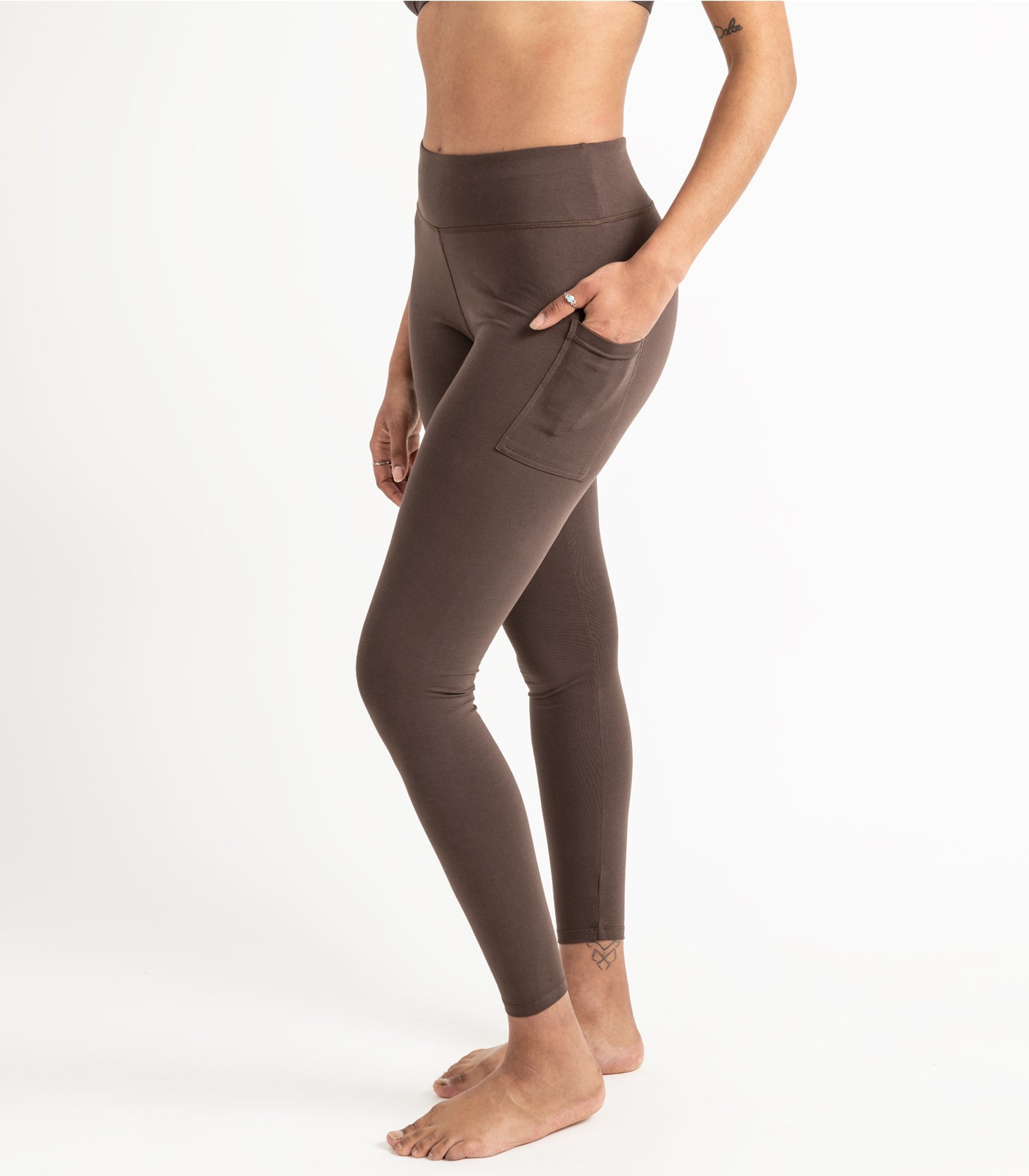 Pocket Leggings - Chocolate Martini