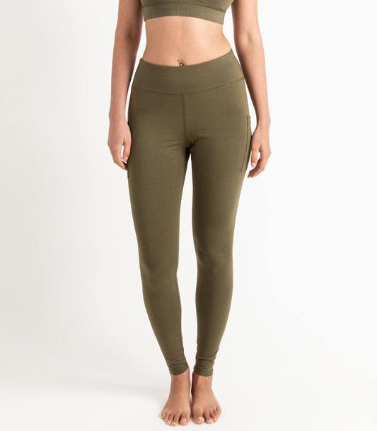 Pocket Leggings - Dark Olive