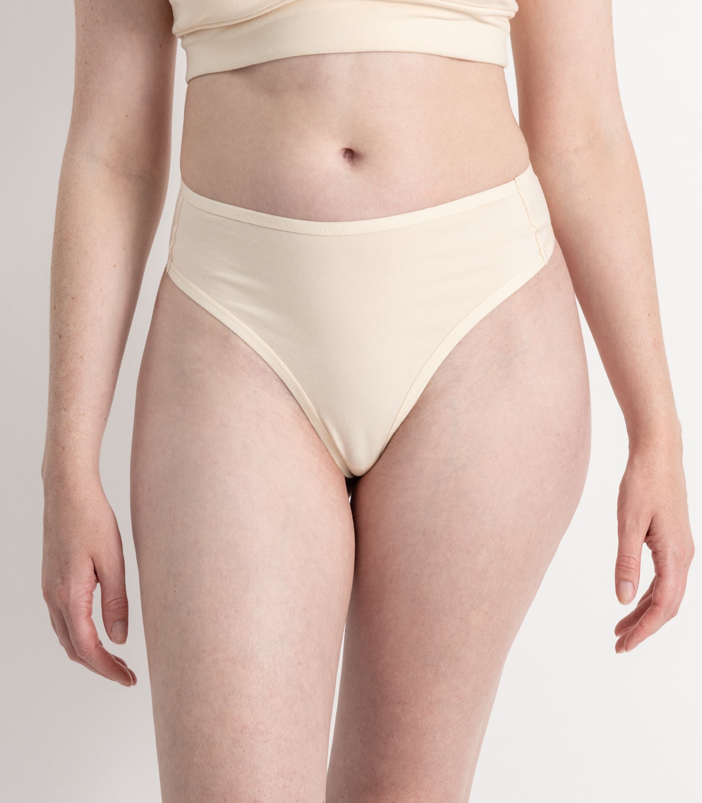 Bhumi Organic Cotton - High Rise G String (2 Pack) - Nude