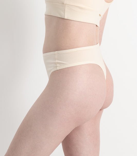 Bhumi Organic Cotton - High Rise G String (2 Pack) - Nude