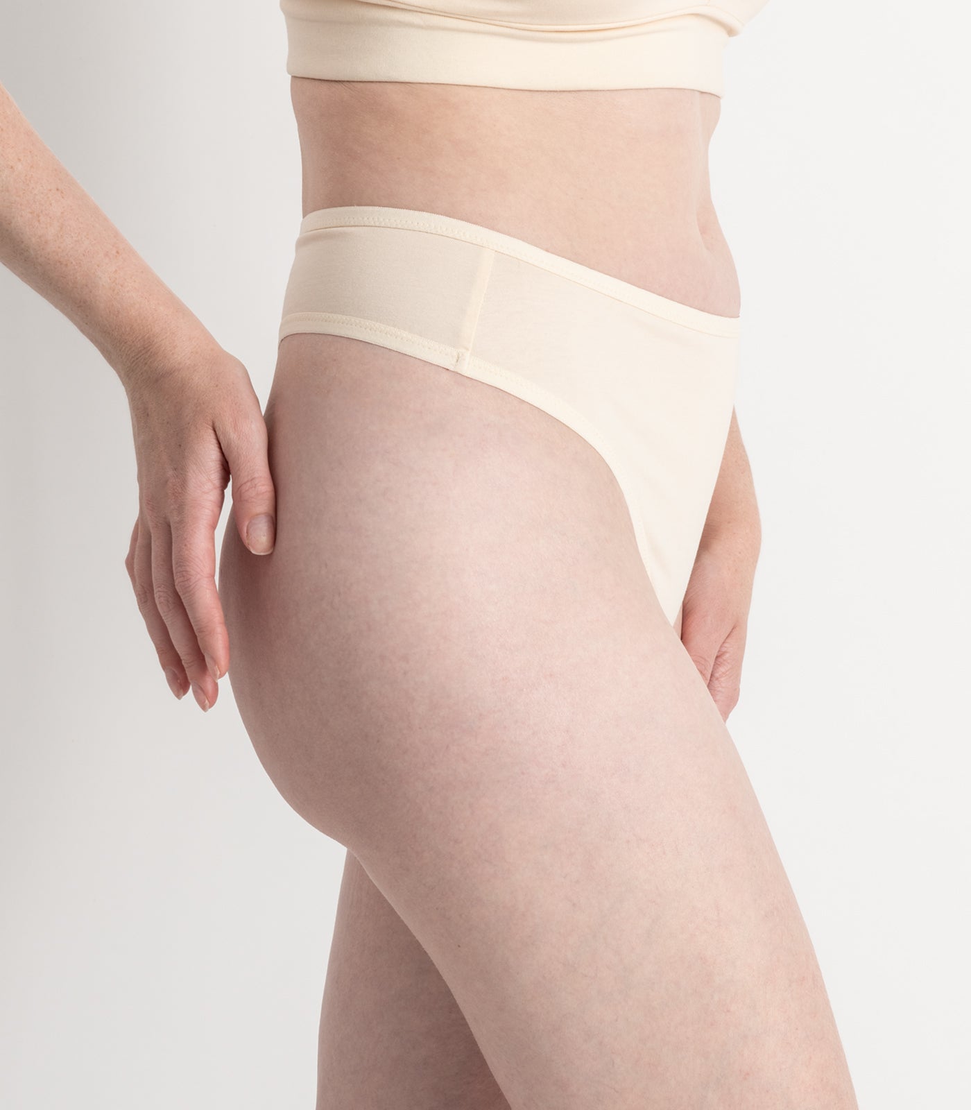 Bhumi Organic Cotton - High Rise G String (2 Pack) - Nude