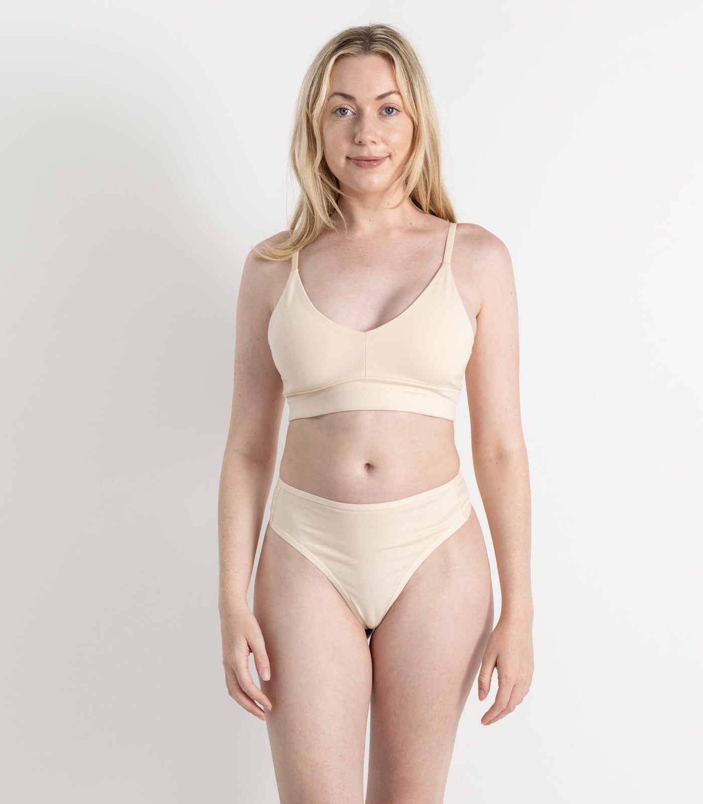 Bhumi Organic Cotton - High Rise G String (2 Pack) - Nude