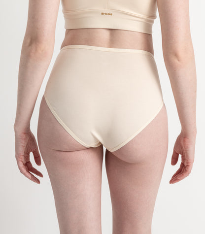 Bhumi Organic Cotton - Hi Cut Brief (2 Pack) - Nude