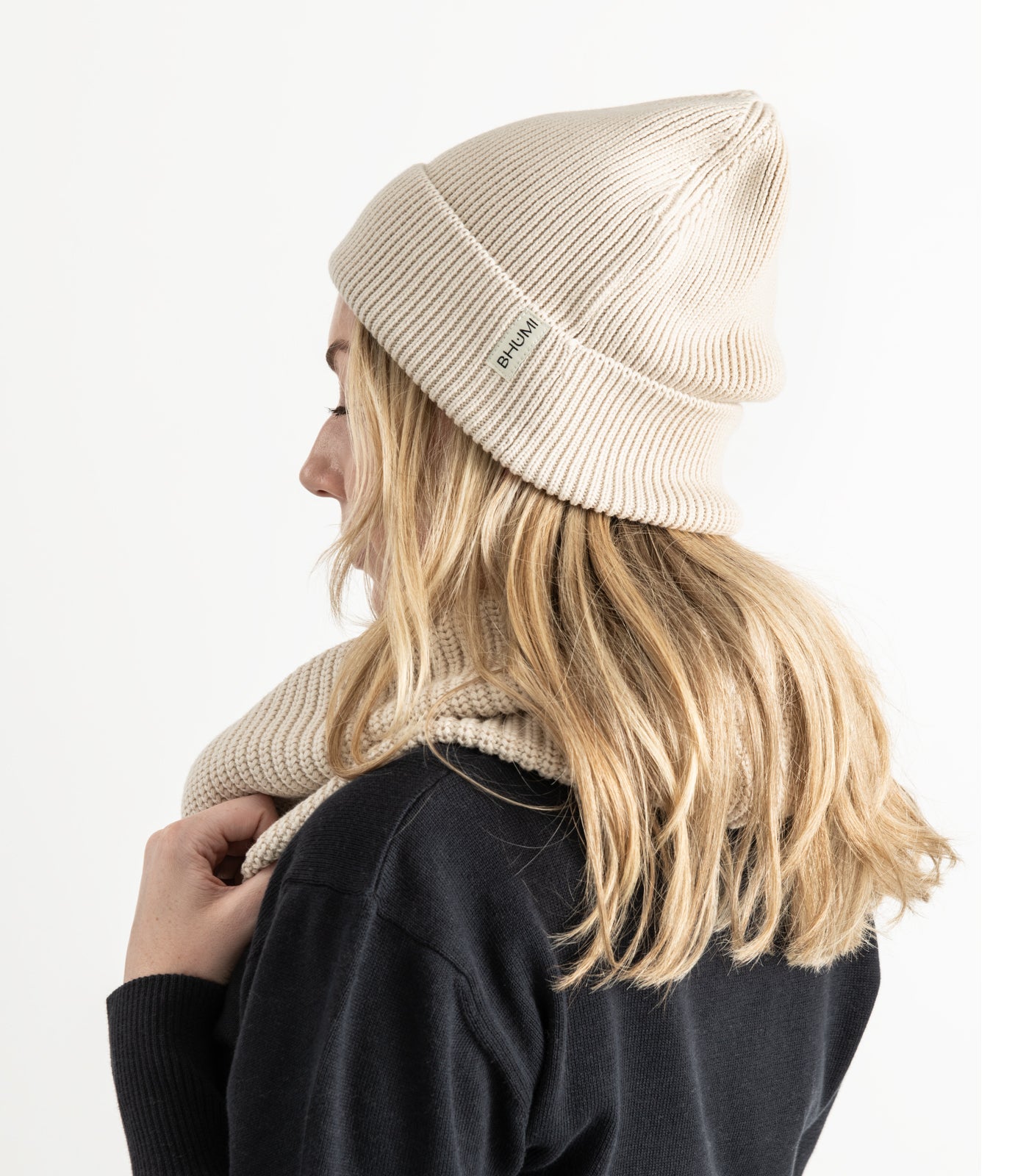 Bhumi Organic Cotton - Knit Beanie - Oatmeal