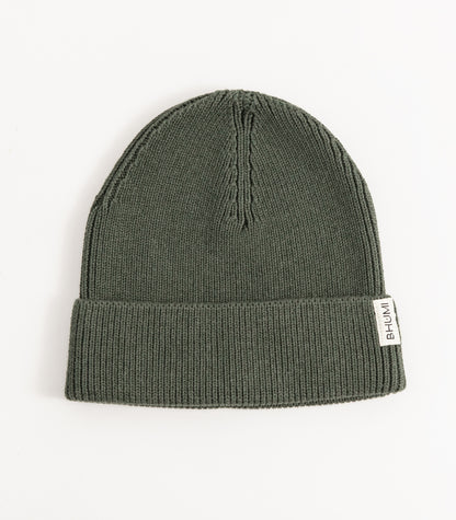 Bhumi Organic Cotton - Knit Beanie - Olive