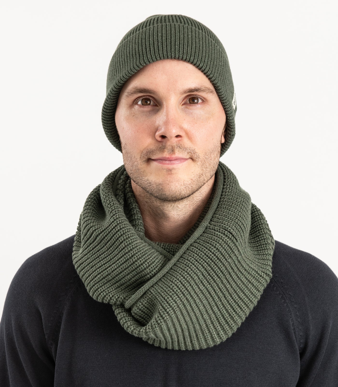 Bhumi Organic Cotton - Knit Beanie - Olive