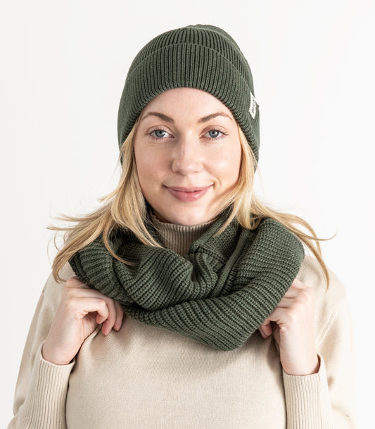 Bhumi Organic Cotton - Knit Beanie - Olive