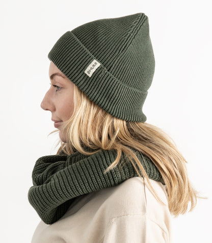 Bhumi Organic Cotton - Knit Beanie - Olive