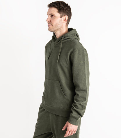 Bhumi Organic Cotton - Men's Hoodie - New Arrival - Green Melange