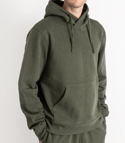 Bhumi Organic Cotton - Men's Hoodie - New Arrival - Green Melange