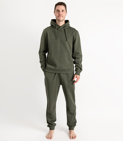 Bhumi Organic Cotton - Men's Hoodie - New Arrival - Green Melange