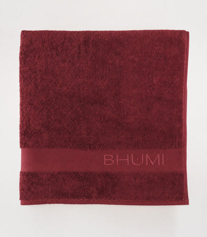 Bhumi Organic Cotton - Bath Sheet - Plum