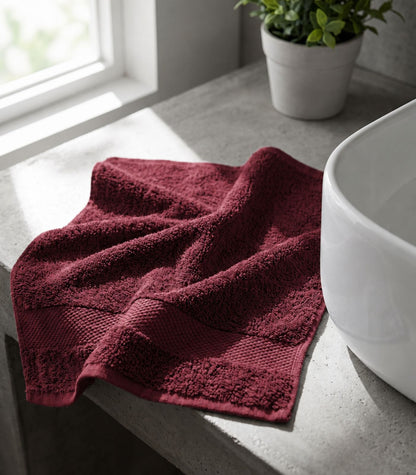 Bhumi Organic Cotton - Wash Cloth - Plum