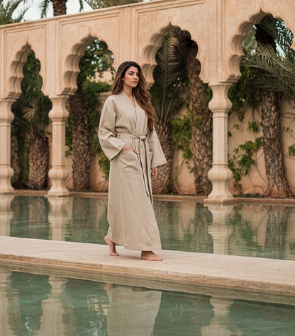 Organic Linen Robe