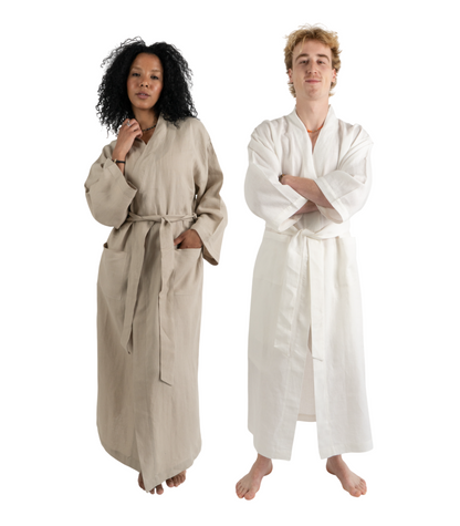 Organic Linen Robe (2 Pack)