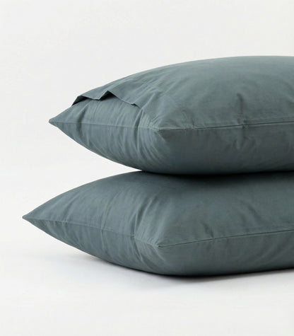 Percale Pillow Cases (Pair) - Limited Edition - Botanical Green