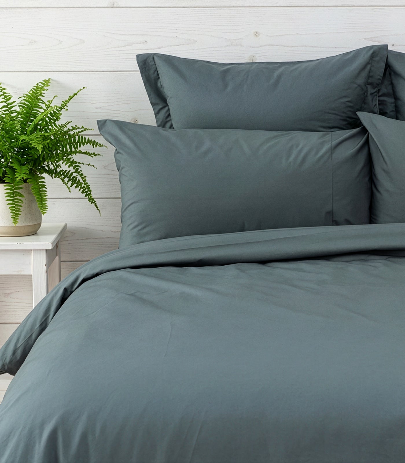 Percale Quilt Cover Set - Limited Edition - Botanical Green