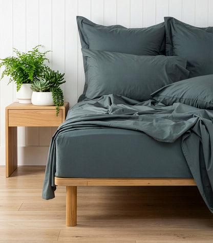 Percale Sheet Set - Limited Edition - Botanical Green