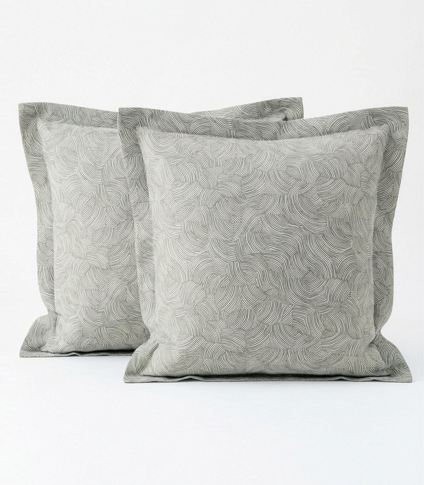 European - Percale Pillow Cases (Pair) - Limited Edition - Moss
