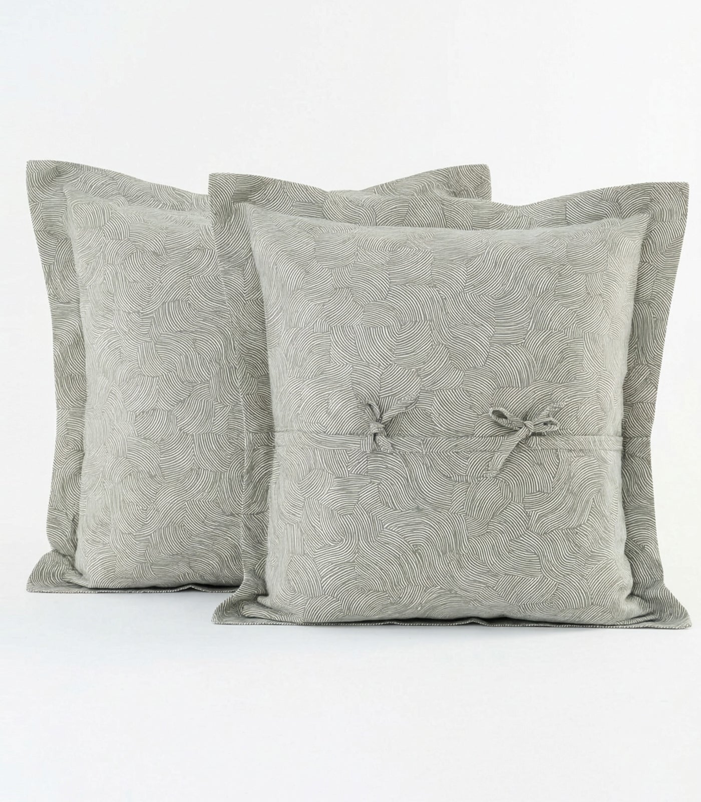 European - Percale Pillow Cases (Pair) - Limited Edition - Moss