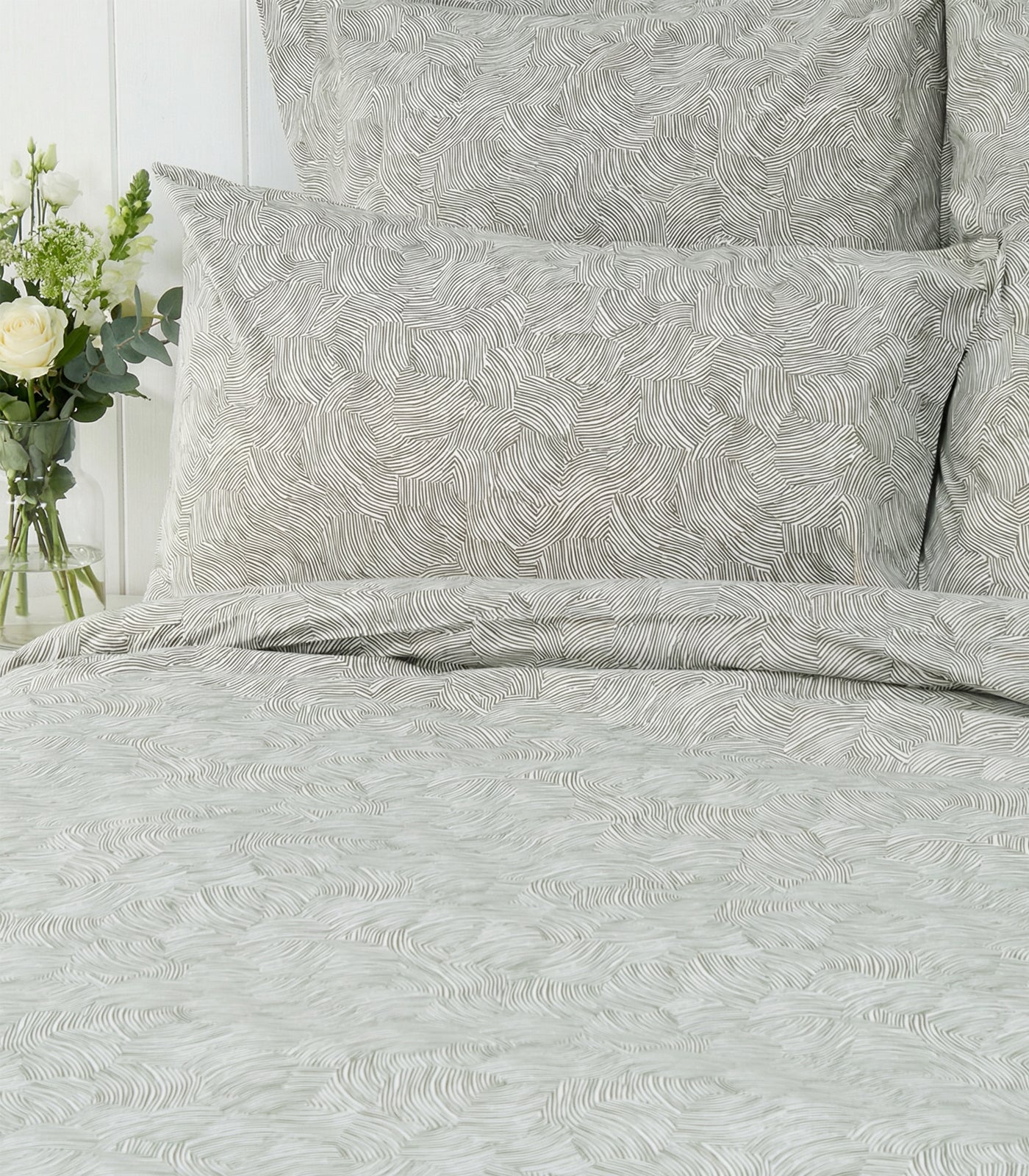 Percale Quilt Cover Set - Limited Edition - Moss