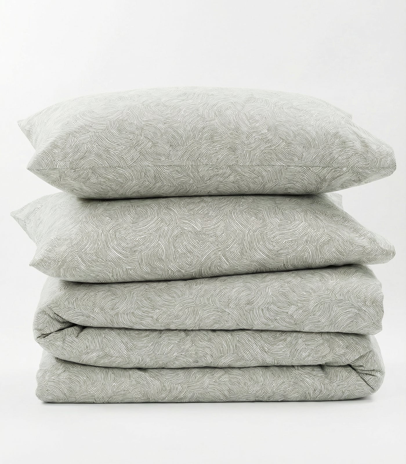 Percale Quilt Cover Set - Limited Edition - Moss