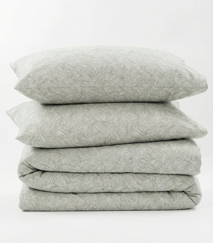 Percale Quilt Cover Set - Limited Edition - Moss