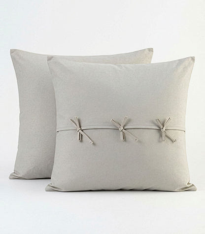 European Percale Pillow Cases - Light Grey