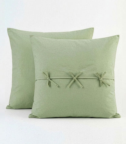 European Percale Pillow Cases - Sage