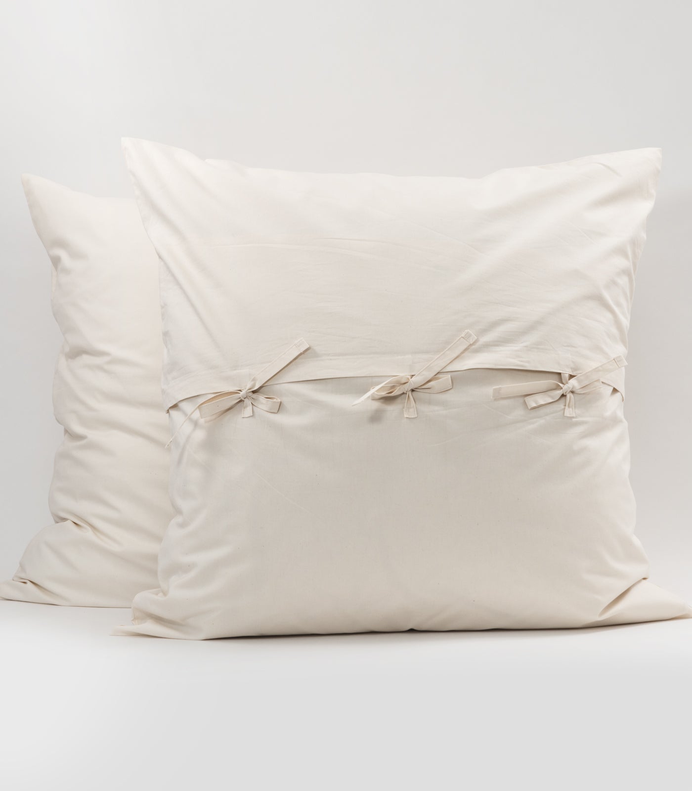 European Percale Pillow Cases - Natural