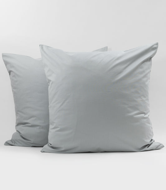 European Percale Pillow Cases - Sky Blue