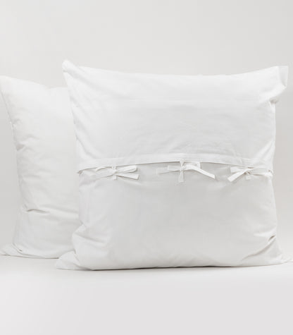 European Percale Pillow Cases - White