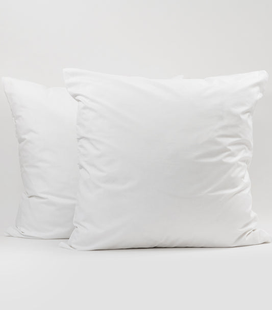 European Percale Pillow Cases - White